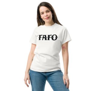 Women's FAFO blk classic tee